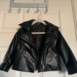 Toddler Leather Jacket